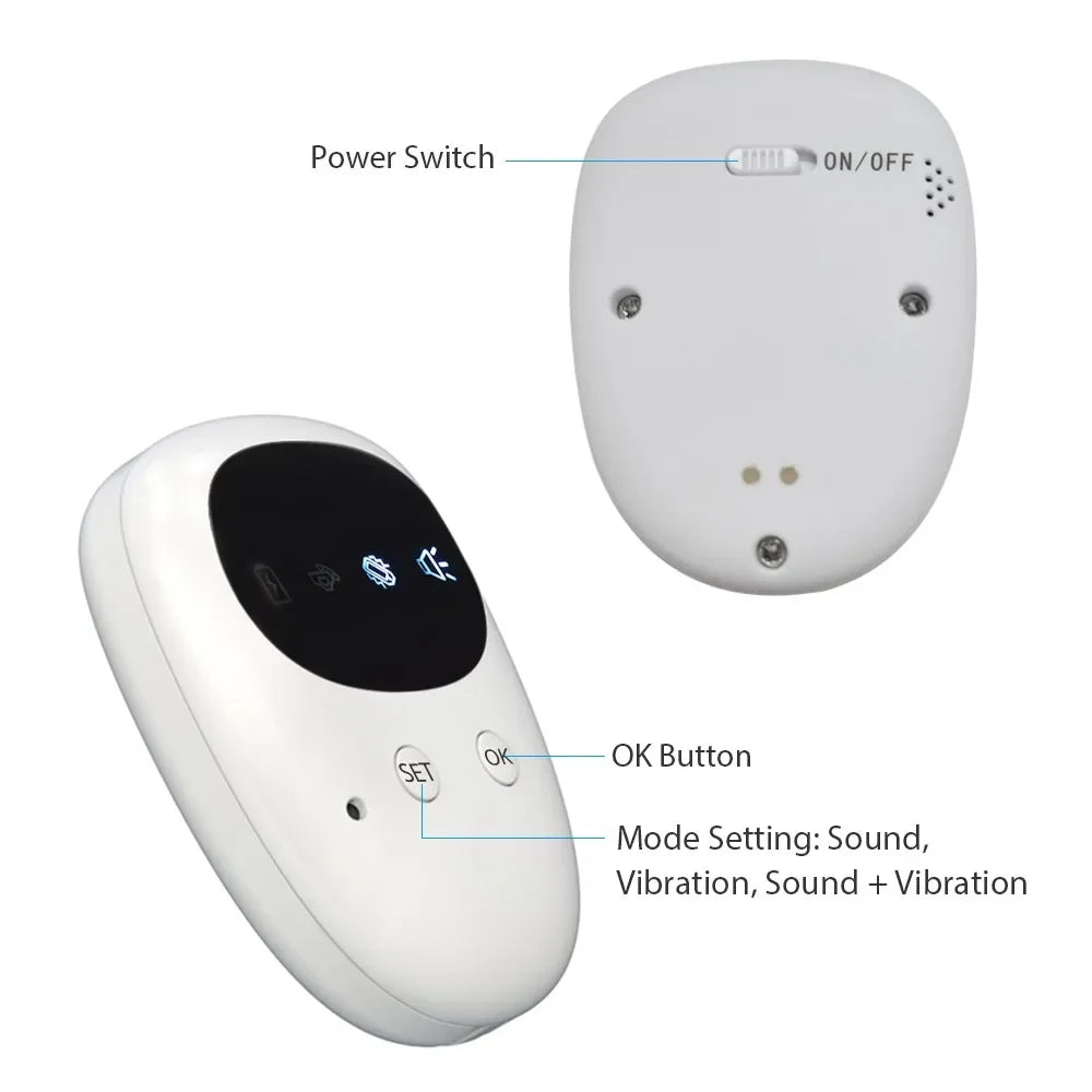 Sensor y receptor de la alarma